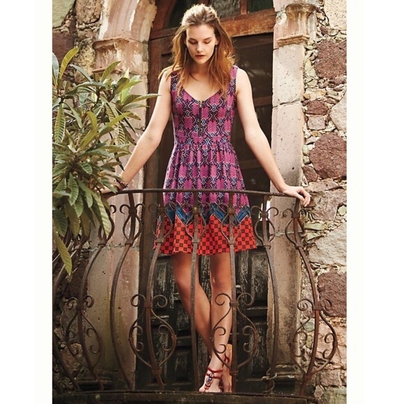 Anthropologie Dresses & Skirts - Maeve Amapola Tribal Print Dress